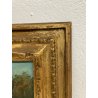 ANTICO QUADRO DIPINTO OLIO TAVOLA ROMA MARIO MARESCA SERRA PAESAGGIO MARINA 1934
