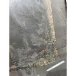 ANTICO QUADRO RITRATTO DIPINTO TEMPERA SU CARTA EPOCA '800 NOBILUOMO STRALCIO