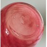 VASO VETRO Sommerso Murano Rosa DESIGN MILLEBOLLE SPIRALE Vintage Glass Vase "V"