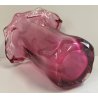 VASO Vetro Murano Ametista DESIGN Mid Century Modern a Fiore Vintage Glass Vase