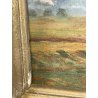 ANTICO QUADRO DIPINTO OLIO SU CARTONCINO PIOVANO BARTOLOMEO PAESAGGIO TEMPESTA