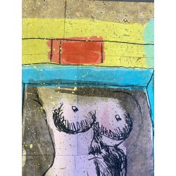 LITOGRAFIA SUGHERO 66/100 Bruno Cassinari NUDO FIGURE FEMMINILI ESPRESSIONISMO
