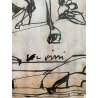 DISEGNO su CARTA Angelo Corrado Selvini  SENZA TITOLO FIGURE A CAVALLO '900