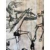 DISEGNO su CARTA Angelo Corrado Selvini  SENZA TITOLO FIGURE A CAVALLO '900