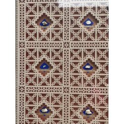 TECA RELIQUIARIO antico QUADRO DEVOZIONALE carta pizzo 16 RELIQUIE SANTI 1700