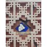 TECA RELIQUIARIO antico QUADRO DEVOZIONALE carta pizzo 16 RELIQUIE SANTI 1700