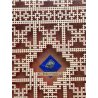 TECA RELIQUIARIO antico QUADRO DEVOZIONALE carta pizzo 16 RELIQUIE SANTI 1700