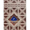 TECA RELIQUIARIO antico QUADRO DEVOZIONALE carta pizzo 16 RELIQUIE SANTI 1700