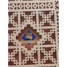 TECA RELIQUIARIO antico QUADRO DEVOZIONALE carta pizzo 16 RELIQUIE SANTI 1700