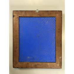 TECA RELIQUIARIO antico QUADRO DEVOZIONALE carta pizzo 16 RELIQUIE SANTI 1700