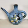 GRANDE VASO CERAMICA Jean De Lespinasse ANNI 60 Annaffiatoio DIPINTO KNIGHT