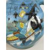GRANDE VASO CERAMICA Jean De Lespinasse ANNI 60 Annaffiatoio DIPINTO KNIGHT