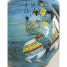 GRANDE VASO CERAMICA Jean De Lespinasse ANNI 60 Annaffiatoio DIPINTO KNIGHT