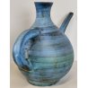 GRANDE VASO CERAMICA Jean De Lespinasse ANNI 60 Annaffiatoio DIPINTO KNIGHT