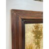 ANTICO QUADRO DIPINTO OLIO SU TAVOLA PIOVANO BARTOLOMEO PAESAGGIO PIANURA 1933
