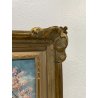 ANTICO QUADRO DIPINTO OLIO SU CARTONE PIOVANO BARTOLOMEO PAESAGGIO CILIEGI 1957