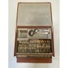 Servizio 12p. POSATE G.B.I.M. Broggi Milano STILE ROCAILLE METALLO ARGENTATO BOX