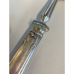 Servizio 12p. POSATE G.B.I.M. Broggi Milano STILE ROCAILLE METALLO ARGENTATO BOX