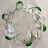 ANTICA CIOTOLA VETRO Art Nouveau ANELLO BRONZO GOCCE VETRO SOFFIATO Murano 1930