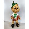 PINOCCHIO vintage LEDRA PLASTIC 1960 GOMMA gioco PUPAZZO burattino EPOCA h 36 cm