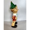 PINOCCHIO vintage LEDRA PLASTIC 1960 GOMMA gioco PUPAZZO burattino EPOCA h 36 cm