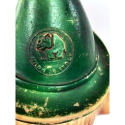 PINOCCHIO vintage LEDRA PLASTIC 1960 GOMMA gioco PUPAZZO burattino EPOCA h 36 cm