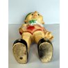 PINOCCHIO vintage LEDRA PLASTIC 1960 GOMMA gioco PUPAZZO burattino EPOCA h 36 cm