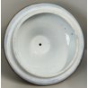 VASO con COPERCHIO PORCELLANA Sevres BLU ORO DECORO Bouquet Fiori JAR WITH LID