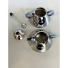 ALESSI set ZUCCHERIERA e LATTIERA modelli 9097- 9096 MICHAEL GRAVES acciaio