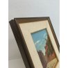 ANTICO QUADRO DIPINTO OLIO SU CARTONCINO BARTOLOMEO PIOVANO TORINO CENTRO '900