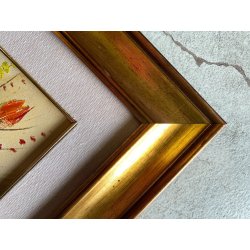 QUADRO DIPINTO OLIO TELA Luciano Lutring  NATURA MORTA VASO BOUQUET FIORI 1992