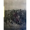 ANTICA STAMPA INCISIONE Après le combat (Le soir) MILITARIA GOUPIL PARIGI '800