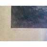 ANTICA STAMPA INCISIONE Après le combat (Le soir) MILITARIA GOUPIL PARIGI '800