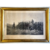 ANTICA STAMPA INCISIONE Avant L' Attaque (Le matin) MILITARIA GOUPIL PARIGI '800