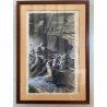 TAVOLA  ILLUSTRAZIONE ORIGINALE TEMPERA V. Novelle Enzo Magni (Ingam)  1950