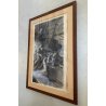 TAVOLA  ILLUSTRAZIONE ORIGINALE TEMPERA V. Novelle Enzo Magni (Ingam)  1950