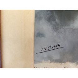TAVOLA ORIGINALE TEMPERA Enzo Magni (Ingam)  ILLUSTRAZIONE EDITORIALE EPOCA 1950