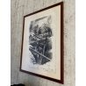 TAVOLA N. 34 V. Novelle ORIGINALE ILLUSTRAZIONE TEMPERA Enzo Magni (Ingam)  1950