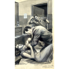 TAVOLA N. 46 V. Novelle ORIGINALE ILLUSTRAZIONE TEMPERA Enzo Magni (Ingam)  1949