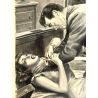 TAVOLA N. 46 V. Novelle ORIGINALE ILLUSTRAZIONE TEMPERA Enzo Magni (Ingam)  1949