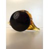 RARA SCULTURA LUMACA Archimede Seguso SNAIL VETRO Murano AMBRA  10,5 cm/h'