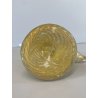 SCULTURA VETRO Murano SOMMERSO TRASPARENTE FOGLIA ORO FAGIANO GALLO PAVONE '50s