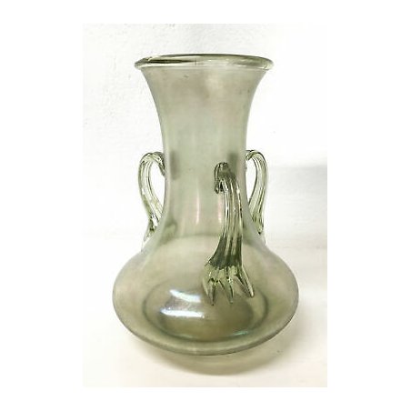 ANTICO VASO VITTORIO ZECCHIN VSM CAPPELLIN VETRO SOFFIATO MURANO 1920 TRIANSATO