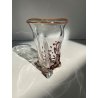 PICCOLO VASO VETRO BOHEMIA Loetz  DECORO IRIDESCENTE PASTA DI VETRO ART NOUVEAU