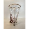 PICCOLO VASO VETRO BOHEMIA Loetz  DECORO IRIDESCENTE PASTA DI VETRO ART NOUVEAU