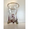PICCOLO VASO VETRO BOHEMIA Loetz  DECORO IRIDESCENTE PASTA DI VETRO ART NOUVEAU