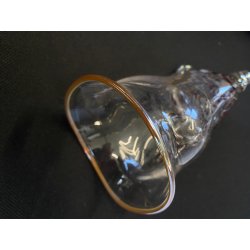 PICCOLO VASO VETRO BOHEMIA Loetz  DECORO IRIDESCENTE PASTA DI VETRO ART NOUVEAU