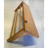 APPENDIABITI PARETE DESIGN LEGNO ATTACCAPANNI con CAPPELLIERA MIDCENTURY ITALY