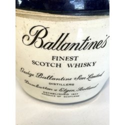 sigillata BOTTIGLIA CERAMICA BALLANTINES scotch whisky anni '70 COLLEZIONISMO