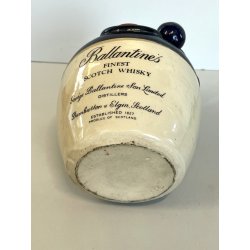 sigillata BOTTIGLIA CERAMICA BALLANTINES scotch whisky anni '70 COLLEZIONISMO